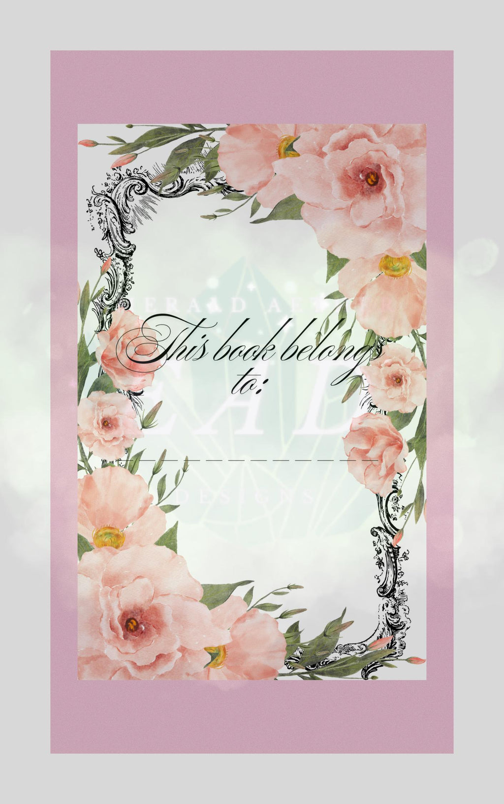 2026 Rose Detailed Reading Journal 104 Pages Templates with Review and Log Sheets
