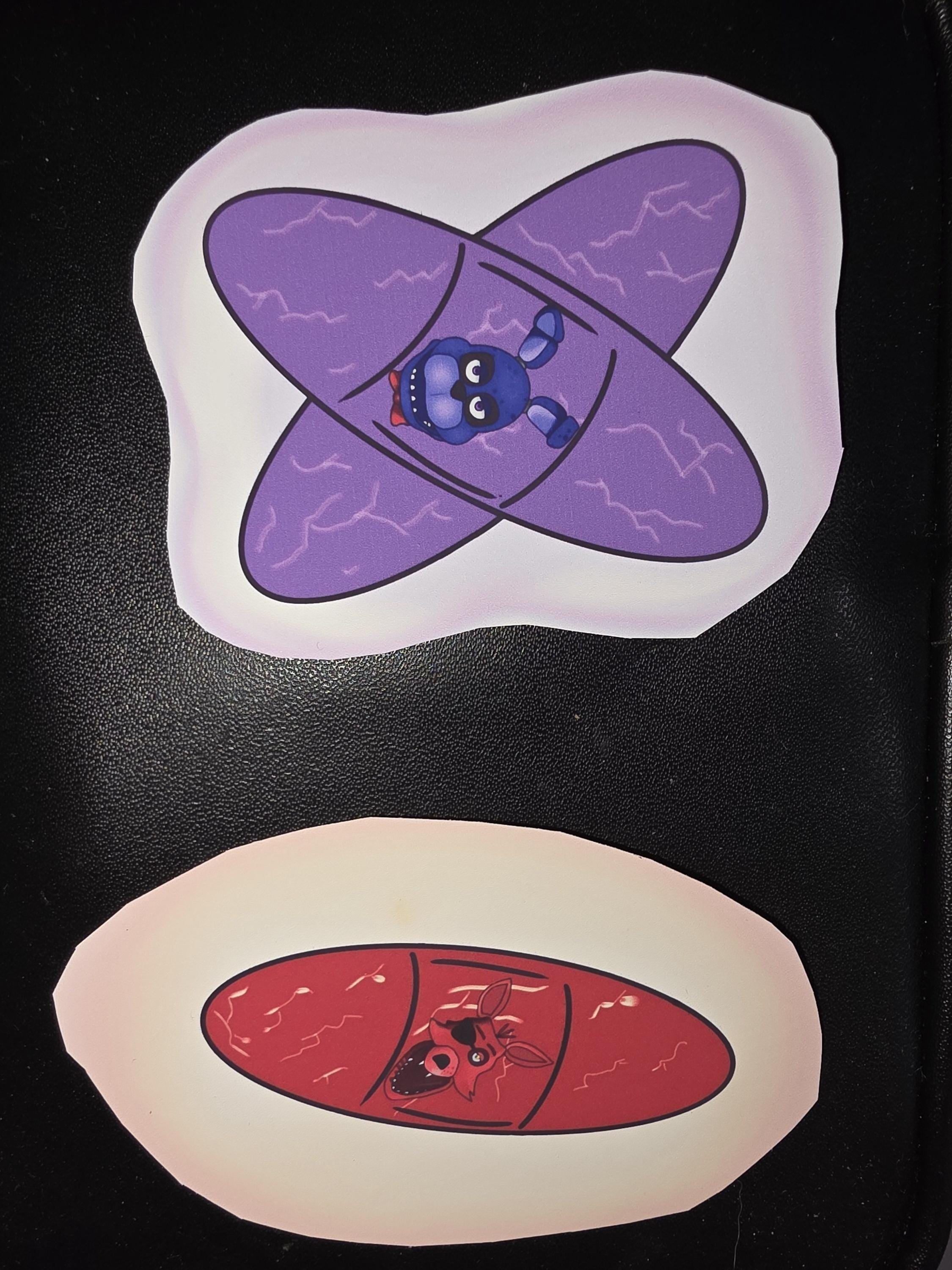 4 Pack Horror Movie Inspired Bandaid Stickers | scrapbooking | Decoration | Halloween