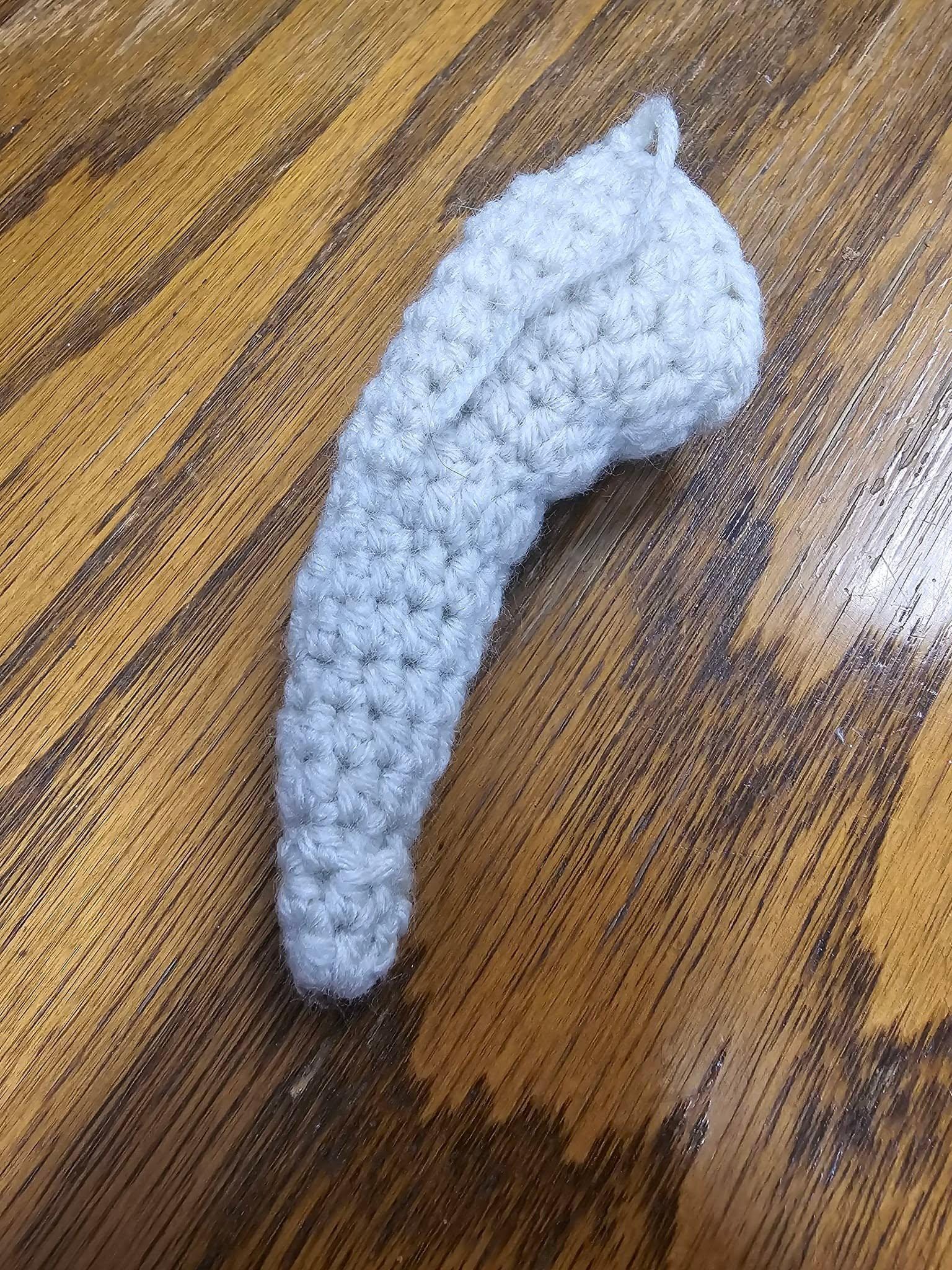 6" Small Sized Horn pattern accessory for Amigurumi, Dolls, Clothing, and more