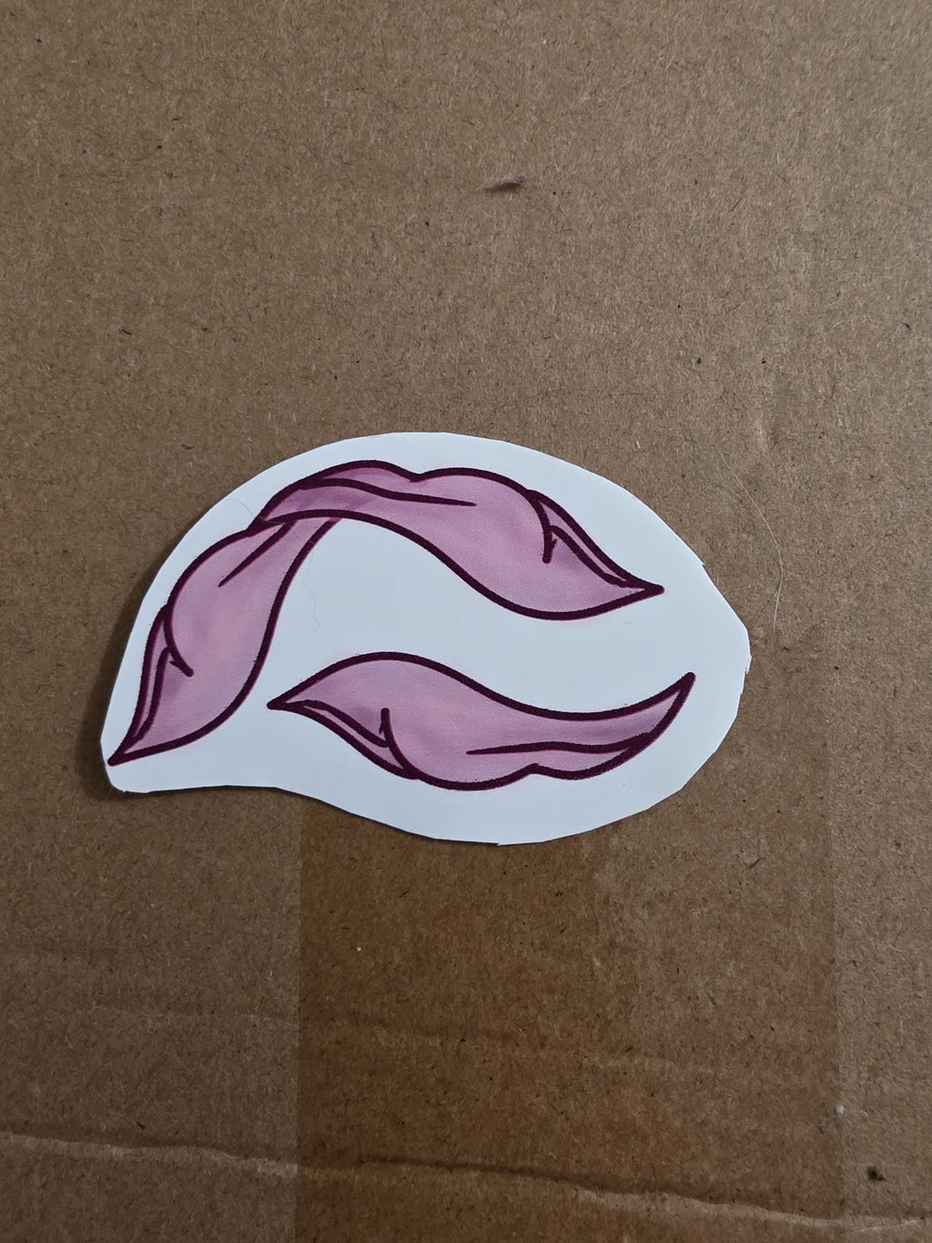 Watercolor 6pck Flowers and Berries Stickers pink and green color