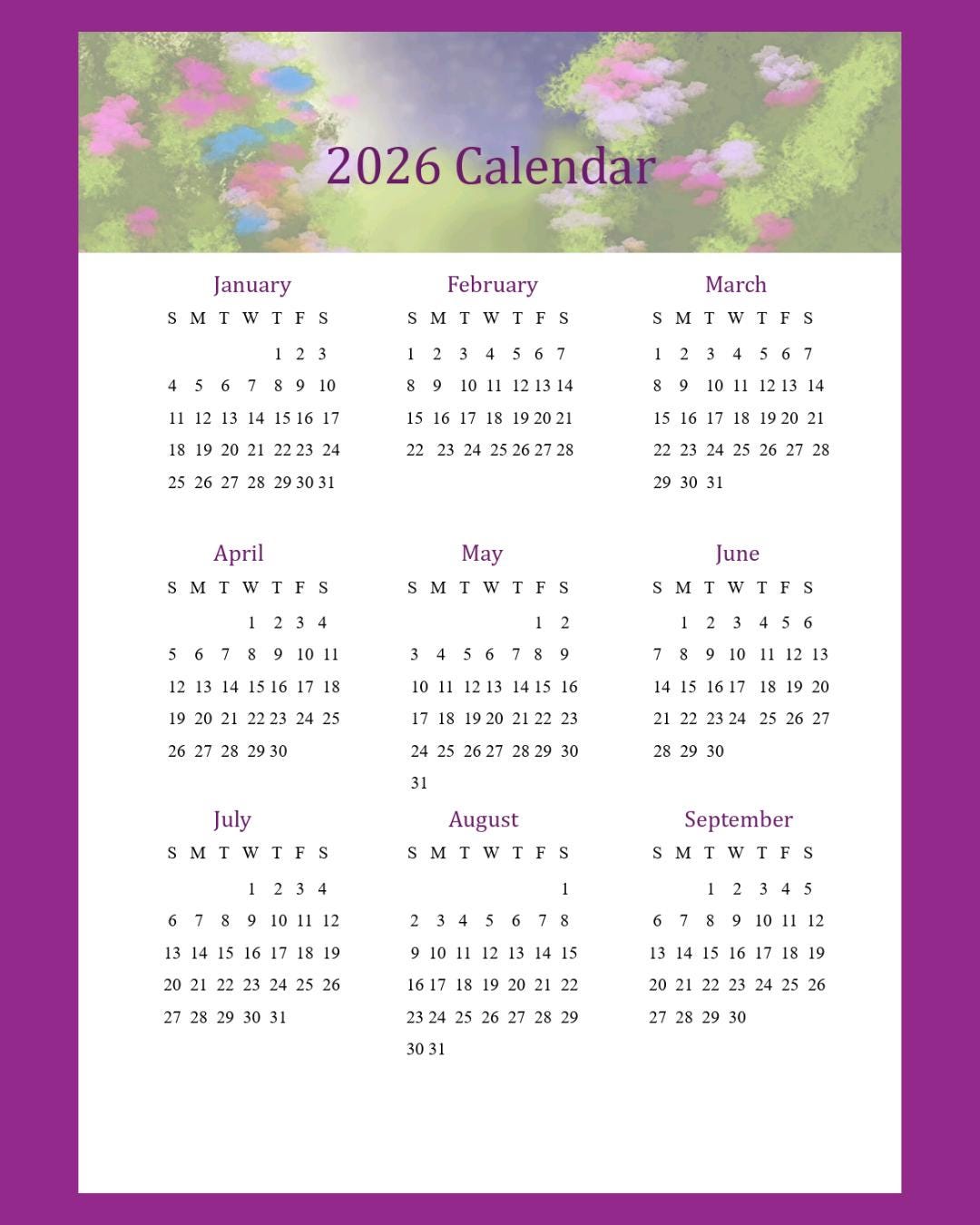 Garden Graphic Weekly and Monthly planner with to do list and daily tasks pdf