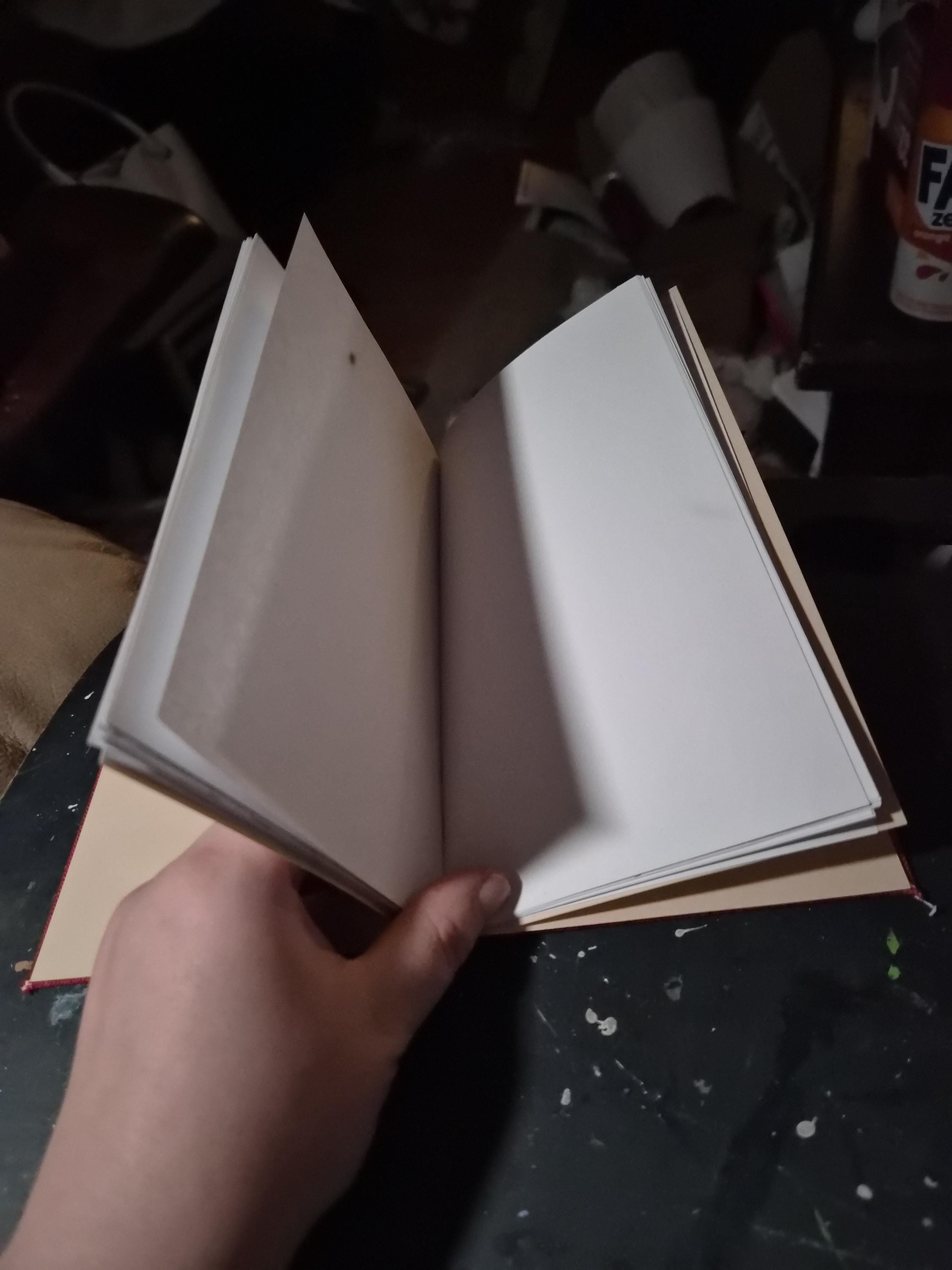 Handmade Journal Lined, Dotted, Blank or custom design | 100 pages
